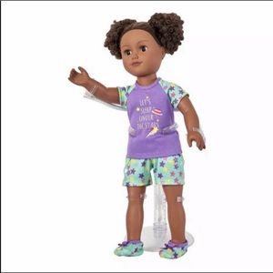 Doll Display Stand Transparent Posable My Life As Fits 18 Inch American Girl